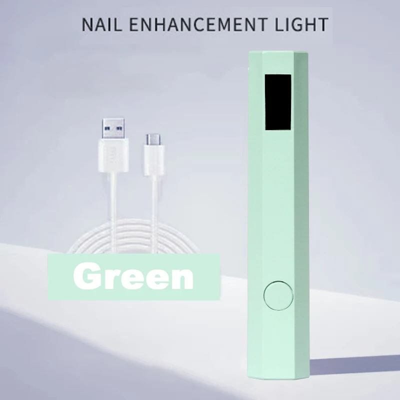 Draagbare Handheld Mini Nagellamp Voor Gel Polish Sneldrogende Zaklamp Pen USB Nageldroger Machine UV LED Nagellamp