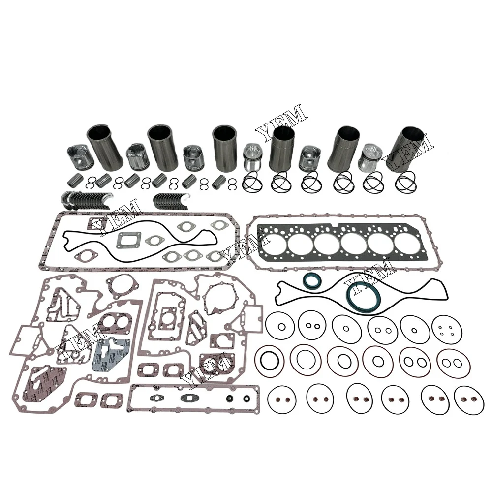 6x Overhaul Kit With Bearing Set For John Deere 6068 Engine Spare Parts