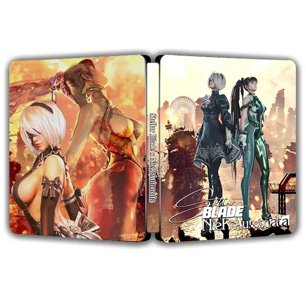 

Stellar Blade x NieR Automata DLC Edition Steelcase INCLUDE Special Packaging (Customization,Steel case,Game CD not included)