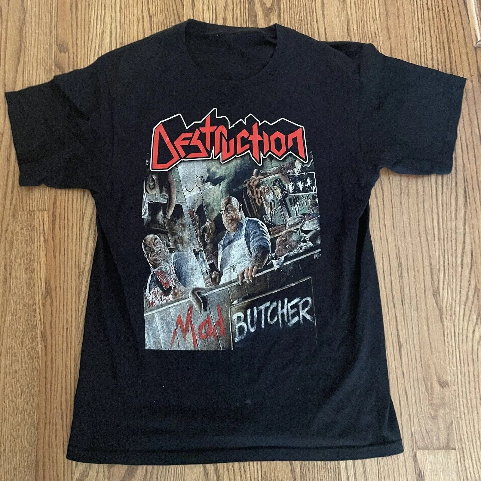 Destruction Mad Butcher shirt Medium Size             Double Sided