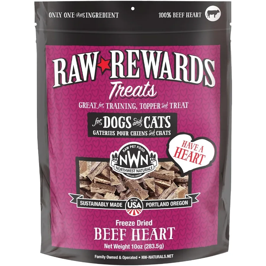 

Необработанные награды Лиофилизированные лакомства с говядиной в форме сердца для собак и кошек — кусочки размером от укуса — здоровый 1 ингредиент, корм для домашних животных из человеческого класса Al