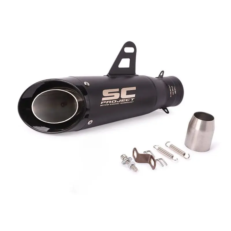 Decorative Motorcycle SC Muffler for Benelli KTM Yamaha SYM Honda Suzuki Loncin Qjmotor Zxmoto Modified Motorbike Outlet Exhaust