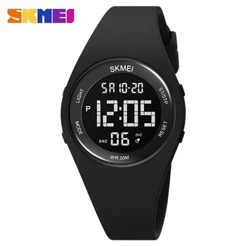 SKMEI Wasserdichte Hintergrundbeleuchtung Chrono Countdown Kinder-Armbanduhr für Jungen und Mädchen, niedliche Cartoon-Panda-Musteruhr 1865