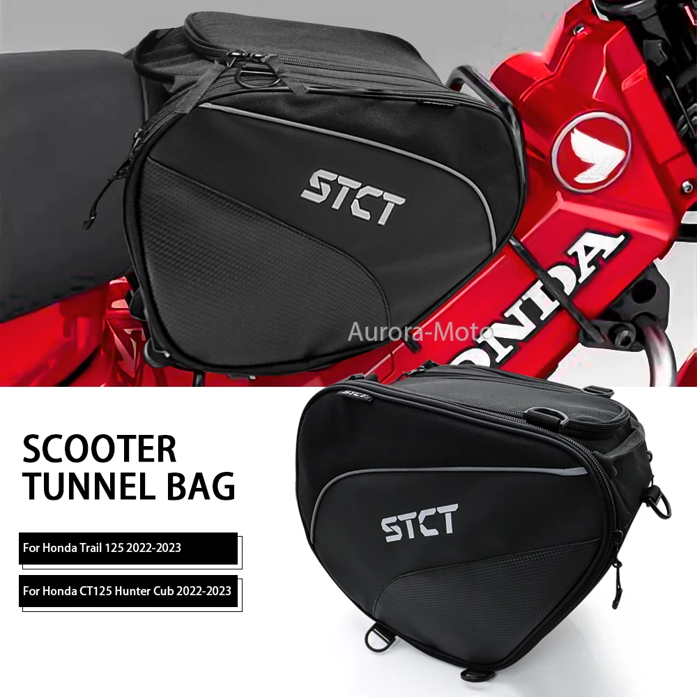 

Motorcycle Scooter Tunnel Seat Bag For Honda CT125 CT 125 Hunter Cub Trail 125 2022 2023 Tank Saddle Bags Pedal package