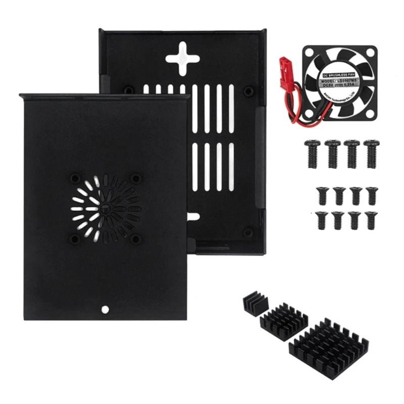 Aluminiowa obudowa do obudowy Orange 5 Board cichym, wydajnym wentylatorem zwiększa wydajność Opcja radiatora
