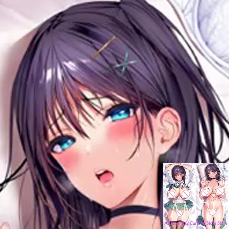 

Dakimakura Anime Pillow Cover Uniform Knee-High Large Breasts Double Print Life-size Body Decoration