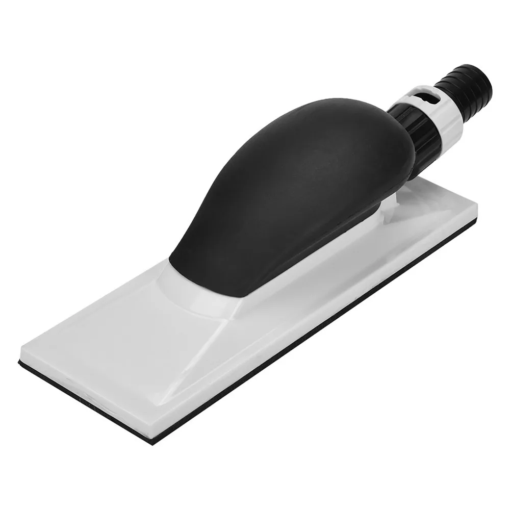 

200 мм x 70 мм Вакуумная ручная шлифовальная машина с несколькими отверстиями, дизайн отверстий для удаления пыли, шлифовальный блок, гибкая губчатая подушечка, подушечка на липучке