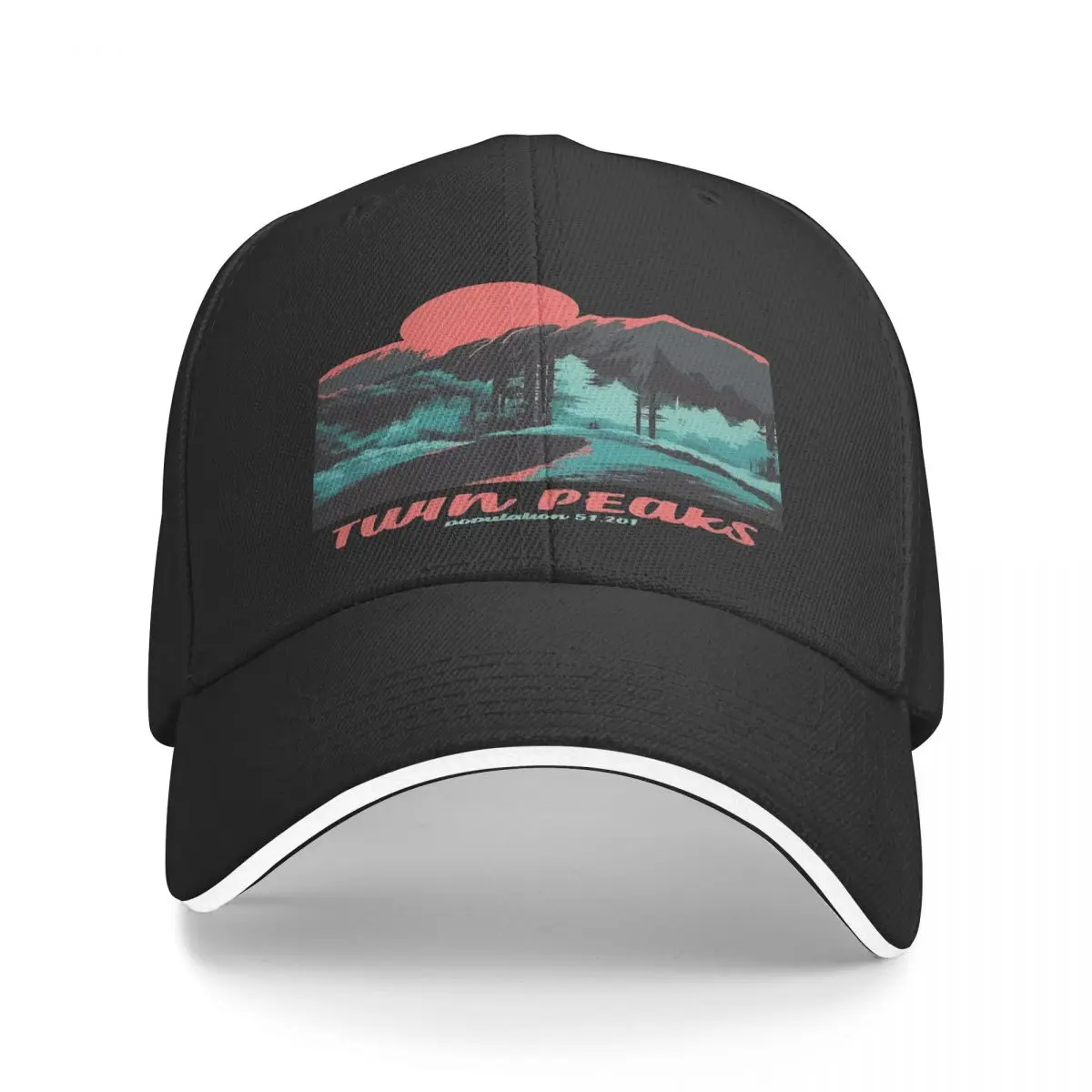 Twin Peaks National Parks Tonal Welcome Man Hat Summer Hat Cap For Men Cap Man Summer Man Hat Baseball Cap