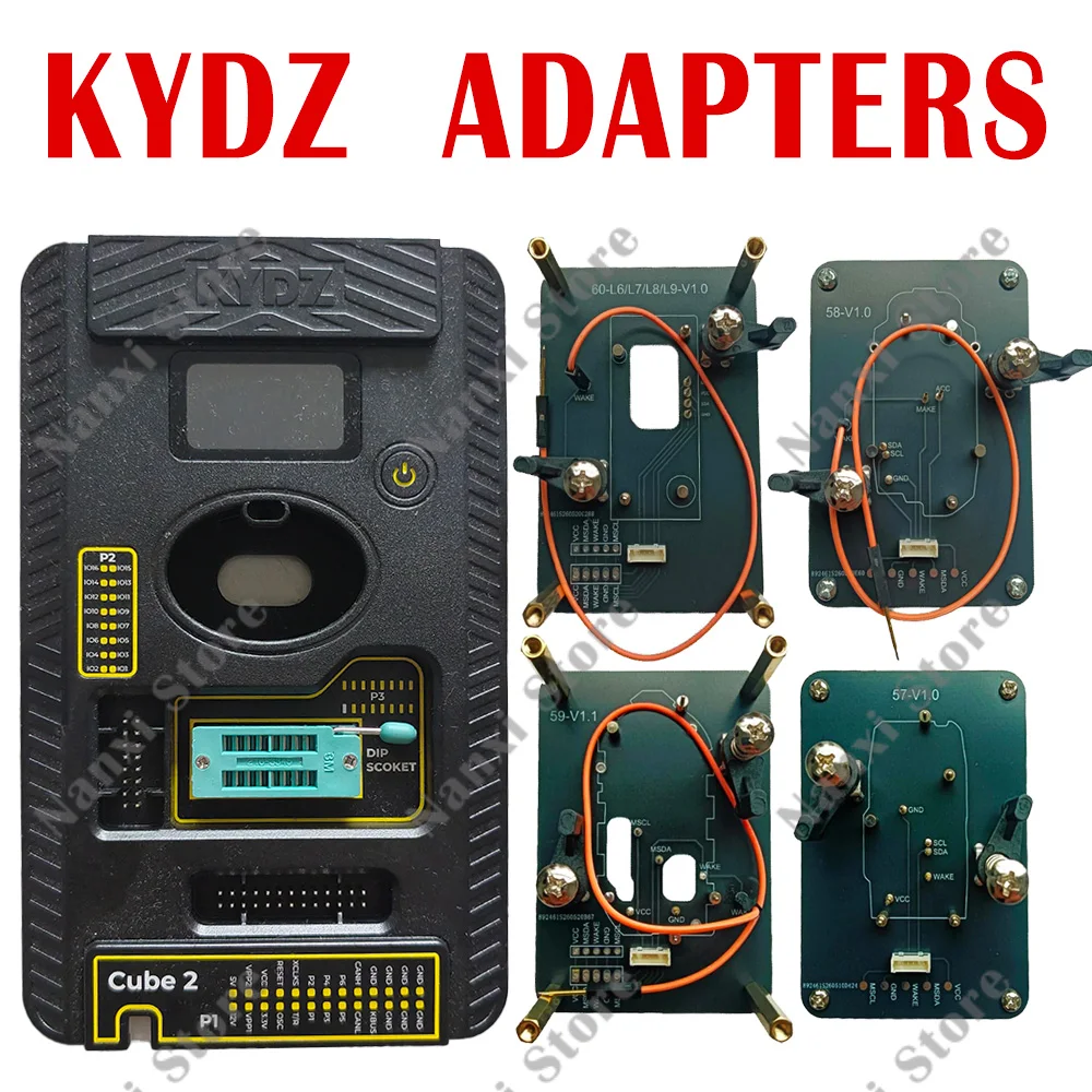 현대 기아 EV9 BYD 르노 포드 스마트키 복제 프로그래밍용 KYDZ MCKB057-68 어댑터 베이스