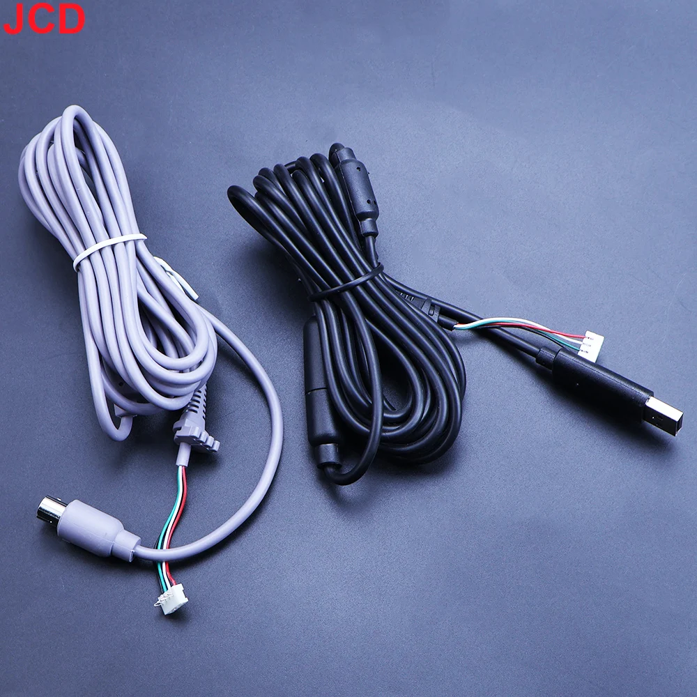 JCD 1pcs High Quality USB 4 Pin For Cable Cord Cable+Breakaway Adapter Replacement For Xbox 360 Wired Controller Accessories