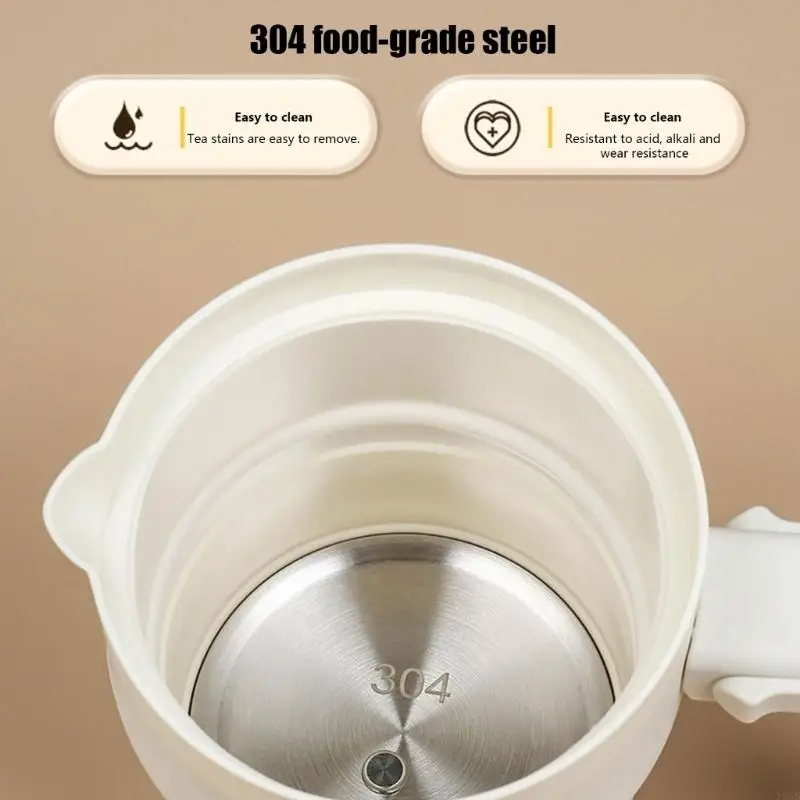 Fast Heating Electric Water 110V 600ml Capacity Boils Water in 9 Minutes Portable Foldable for Travel Safety Y5GB