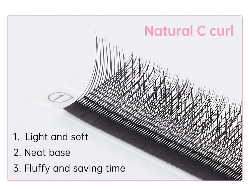 Yelix YY-Shape L-Curl Geflochtene Wimpernverlängerungen Y-Typ Fächer-Trays Salonbedarf und Großhandelsbestellungen Weiche Doppelspitzen – Detail 4