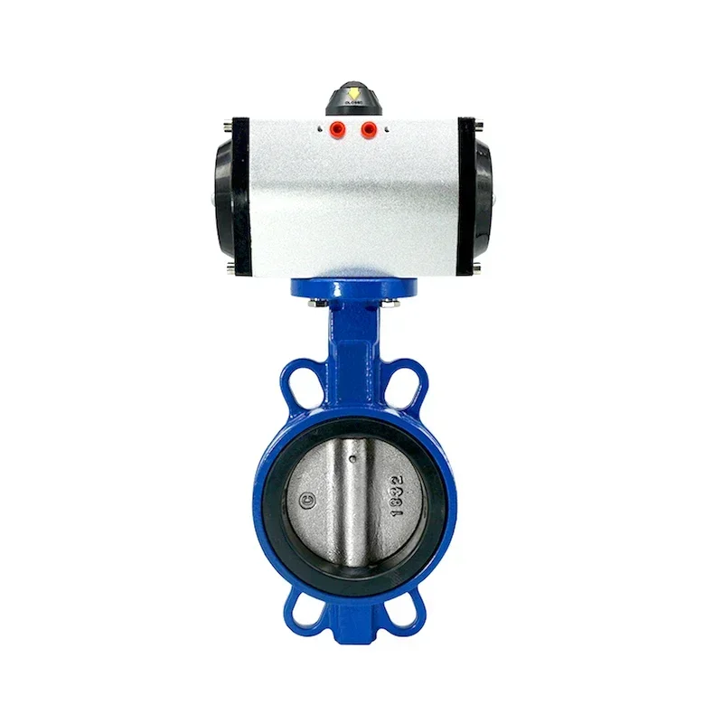 Pneumatic Butterfly Valve D671X-10/16 Wafer Type Spherical Lnk 304 Stainless Steel Quick Shut-Off Valve DN40/50/65/80/100-300 image 4