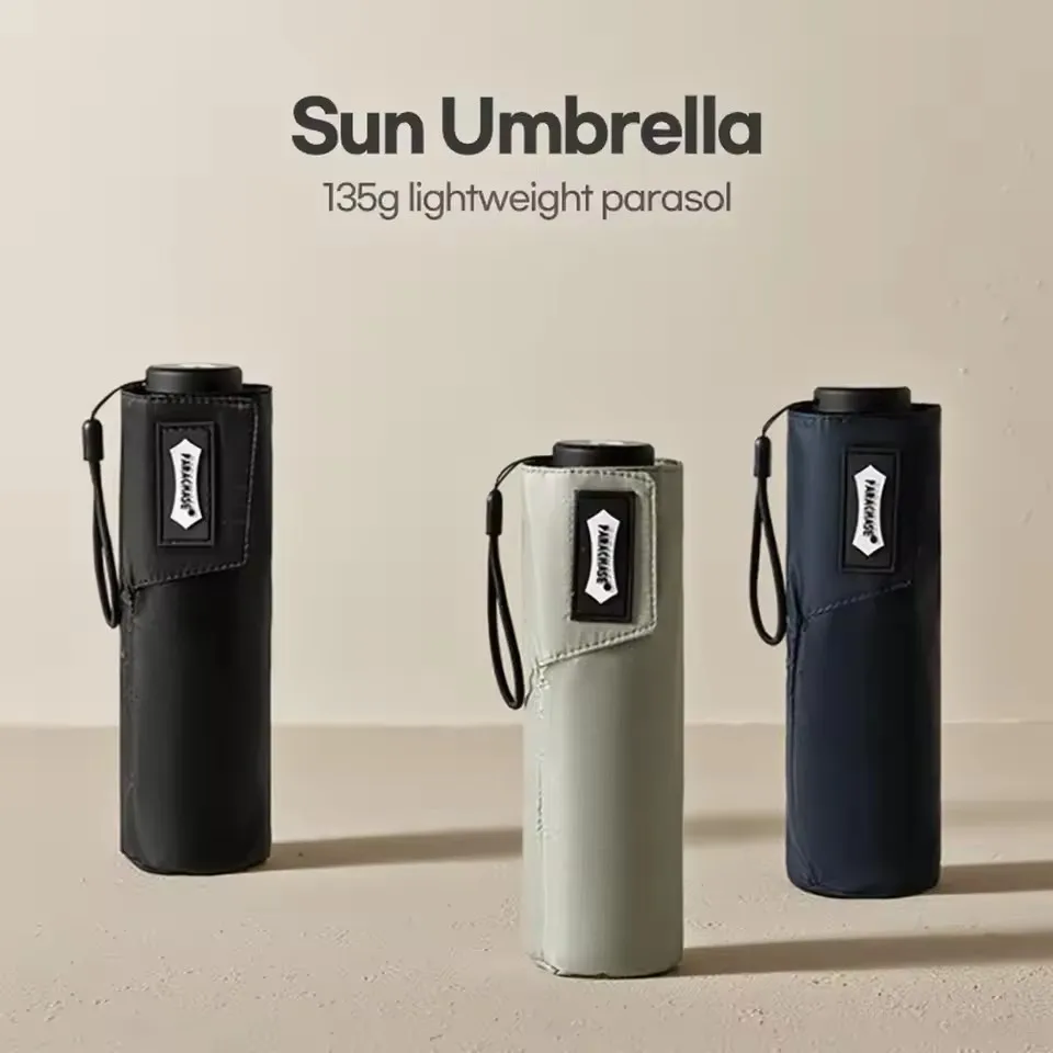 

Parachase Ultralight Mini Umbrella Woman Japanese Parasol Umbrella UV Protection Cute Golf Sun Umbrella UPF50+