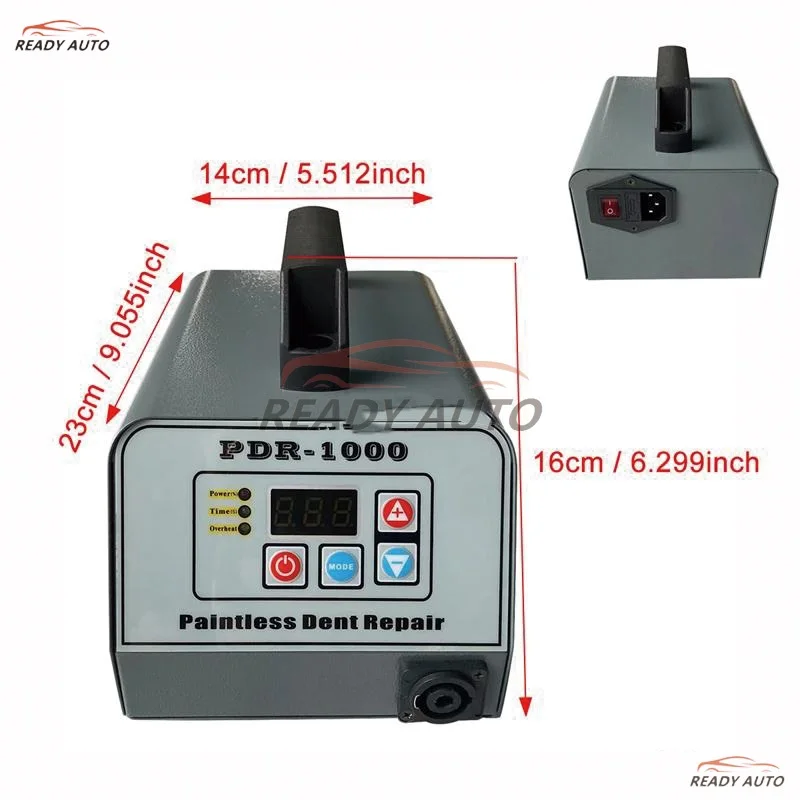 

Индукционный нагреватель PDR для листового металла, устройство для удаления вмятин без покраски, машина для ремонта вмятин на кузове автомобиля PDR1000