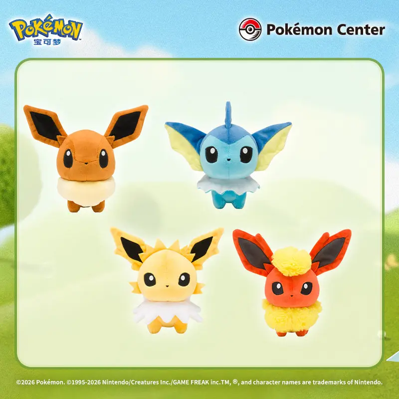 pokemon Official Genuine ACG Goods Eevee Series Doll cute Anime Figures Collectible Desktop Ornaments Toy Birthday Gift For Fans view 4