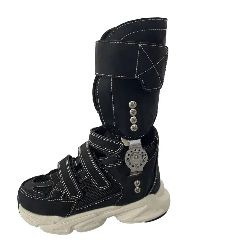

Children's high-top sports shoe orthopedic machine involving rehabilitation equipment