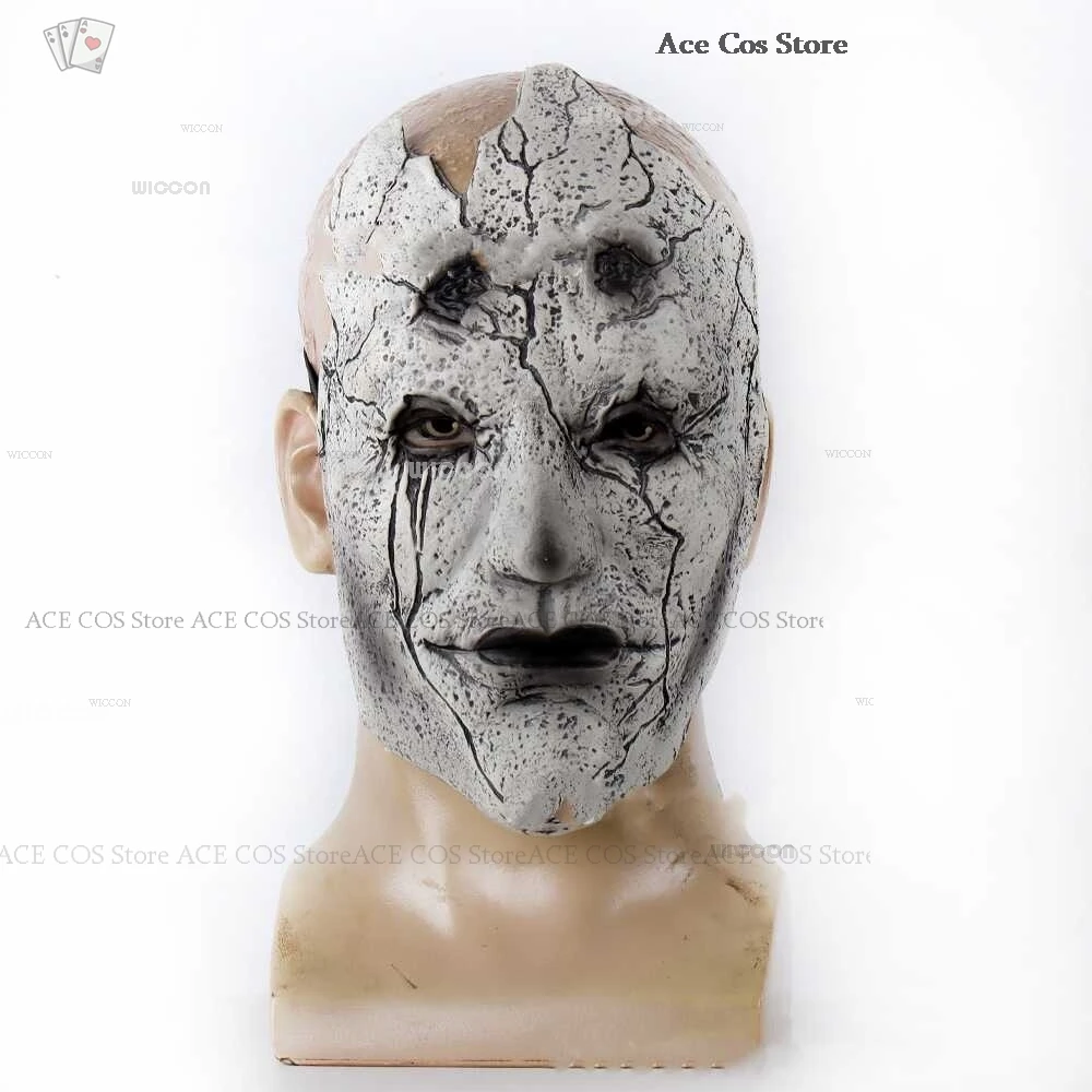 Black Myth Wukong Cosplay Boss Mi Dao Ren Mask Anime Game Cosplay Midaoren Halloween Party Men Fancy Crackled Scary Mask Props