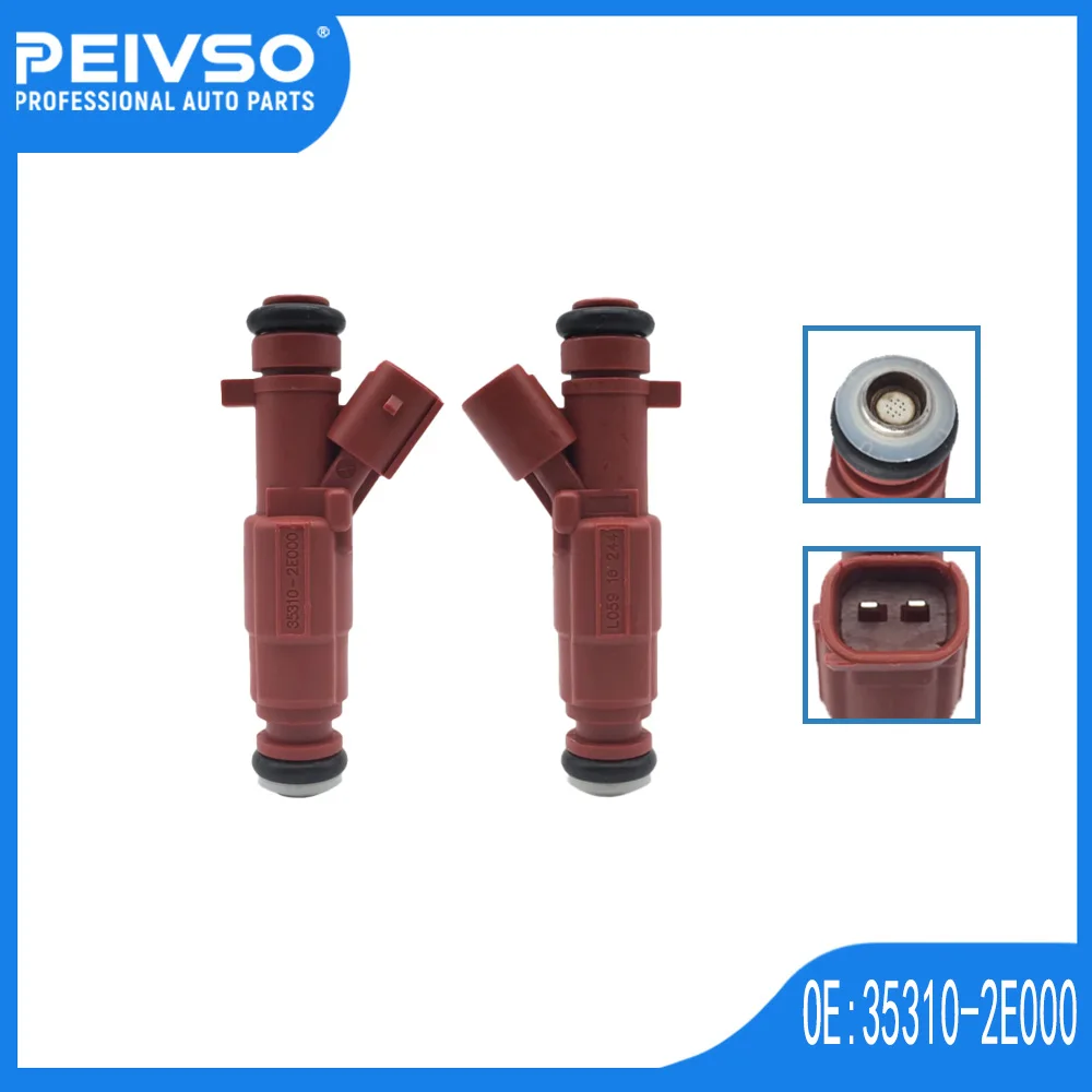 4/20pcs 35310-2E000 353102E000 Fuel Injectors For 2011-2023 HYUNDAI ELANTRA KONA VELOSTER KIA FORTE SELTOS SOUL 1.8L 2.0L