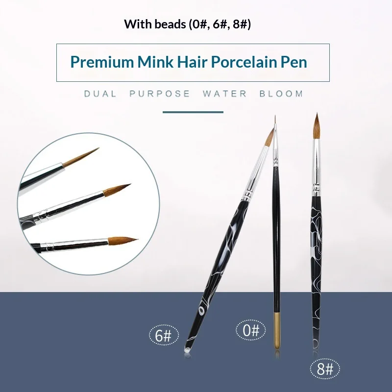 2pcs Porcelain pen, glazing pen, mechanic glazing pen, OP pen aesthetic restoration and shaping pen s