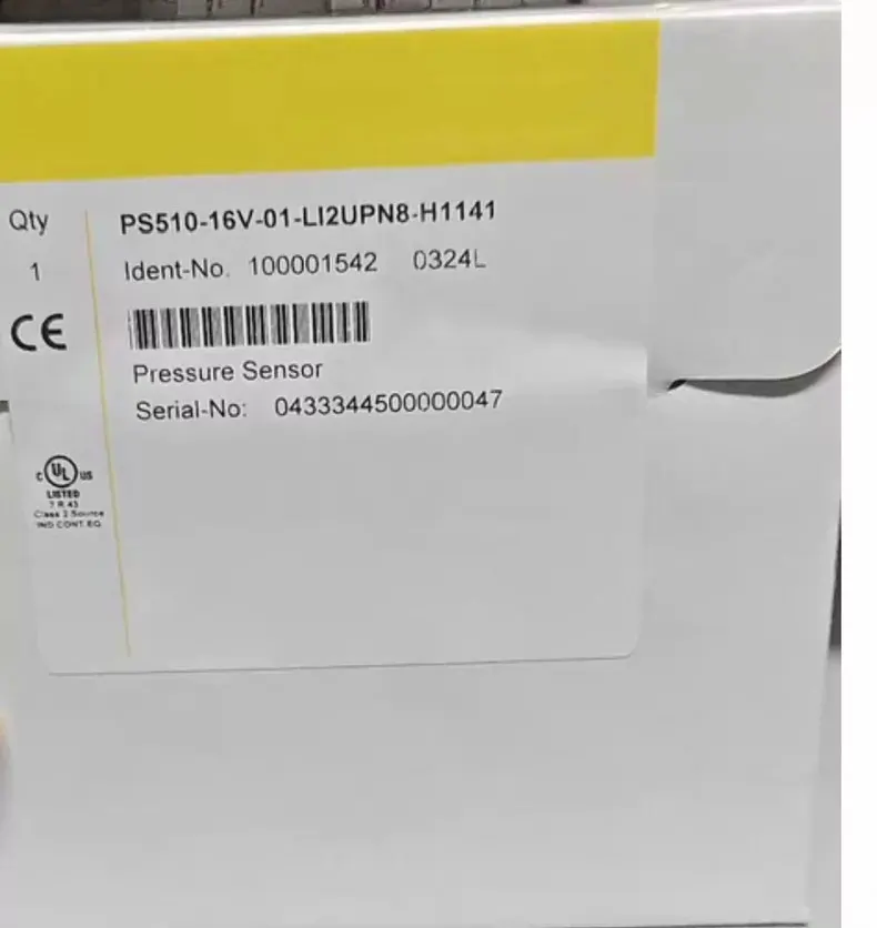 100% New and Original Pressure Switches PS510-16V-04-LI2UPN8-H1141 FedEx /UPS / DHL fast delivery Warranty One-year
