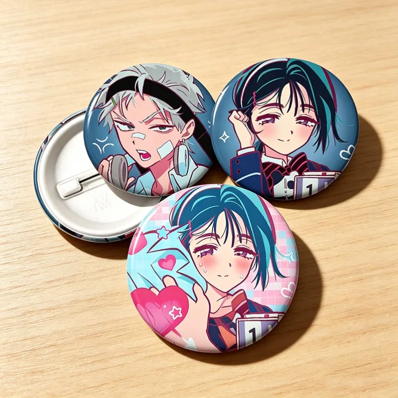 Pop Anime Alien Stage Till Badge Tin Button Lapel Pin Clothes Bag Fashion Decoration Display Accessorie Badge Collectible Brooch