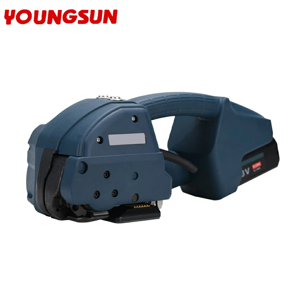 

YOUNGSUN 13-16mm PP/PET Strap Q1 Electric One Button Portable Handheld Easy Operation Strapping Machine For