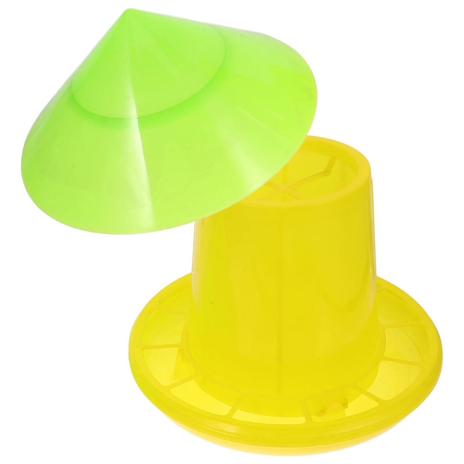 

Automatic Feeder For Pigeon Chicken Feeders Poultry Feeding Trough Reusable Plastic Anti-Spatter Food Trough Outdoor Poultry