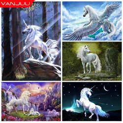 Unicorno 5D Kit pittura diamante cavallo diamante mosaico animale diamante ricamo strass fai da te punto croce decorazione della casa regalo