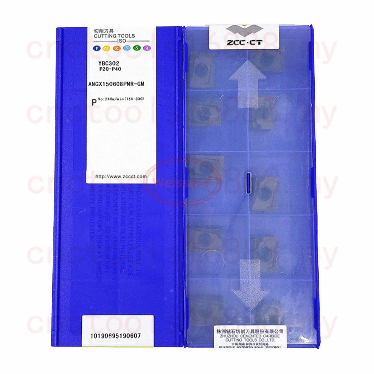 

ZCC.CT ANGX110508PNR-GM ANGX150608PNR-GM YBC302 Твердосплавные пластины Пластины ANGX