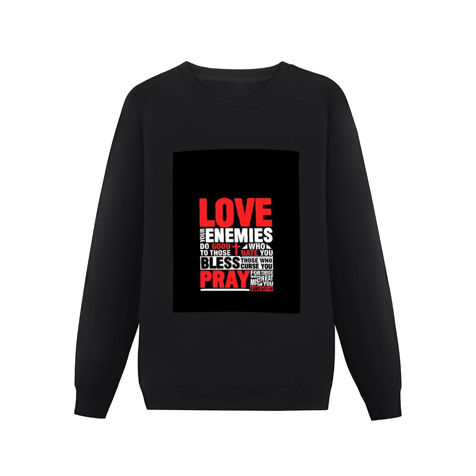 Love Your Enemies Pullover Hoodie mens designer clothes mens clothes clothes for men men's clothing new sweatshirt