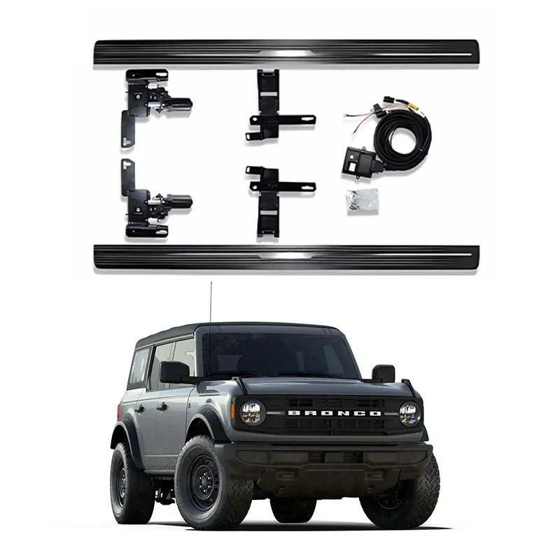 

Aluminum Off-road Vehicle Folding Electric Running Boards Automatic Side Step Automotive Parts For Ford Bronco 2022