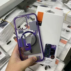 Funda de teléfono con tecnología Original 2024 para IPhone 15, 14, 13, 12 Pro Max Plus, carga inalámbrica magnética, parachoques de alta calidad