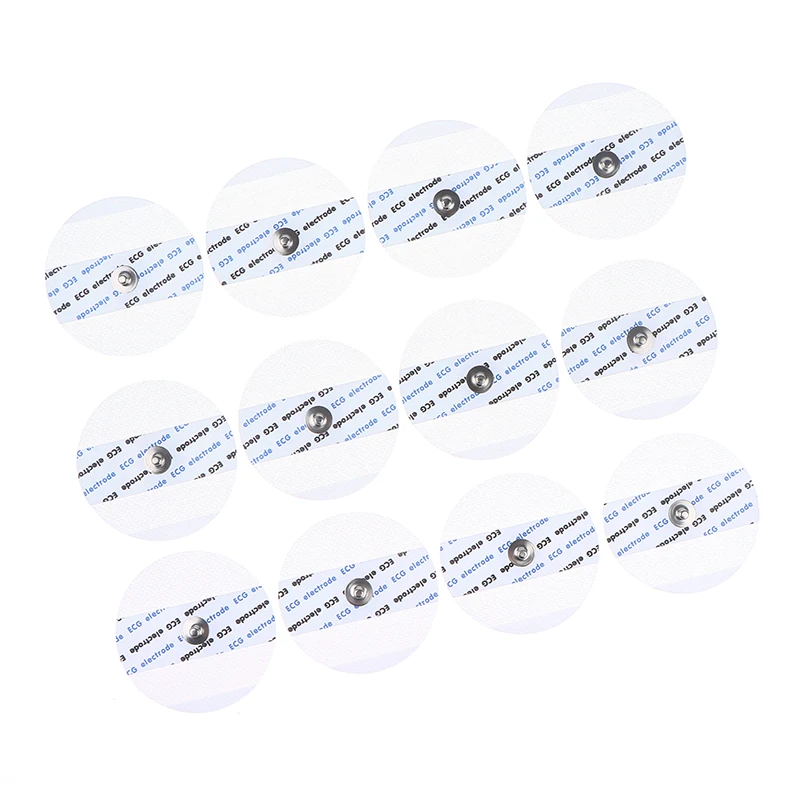 50PCS/Bag Electrode Patch  Disposable ECG EKG Accessories Non-Woven Electrode Pads Electrocardiogram Muscle Stimulator.~