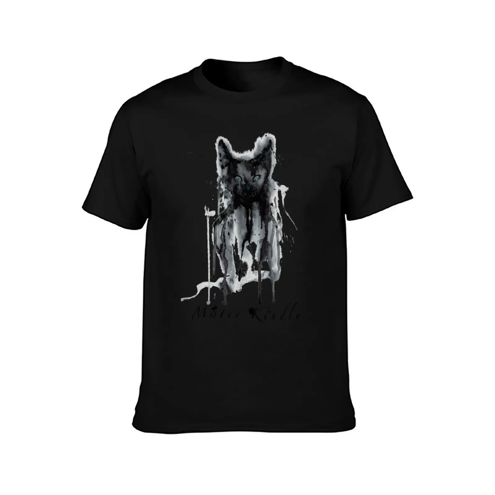 Mister Kindly Shadow Cat (with name) T-Shirt Plus Size Street Style Tee T-Shirt