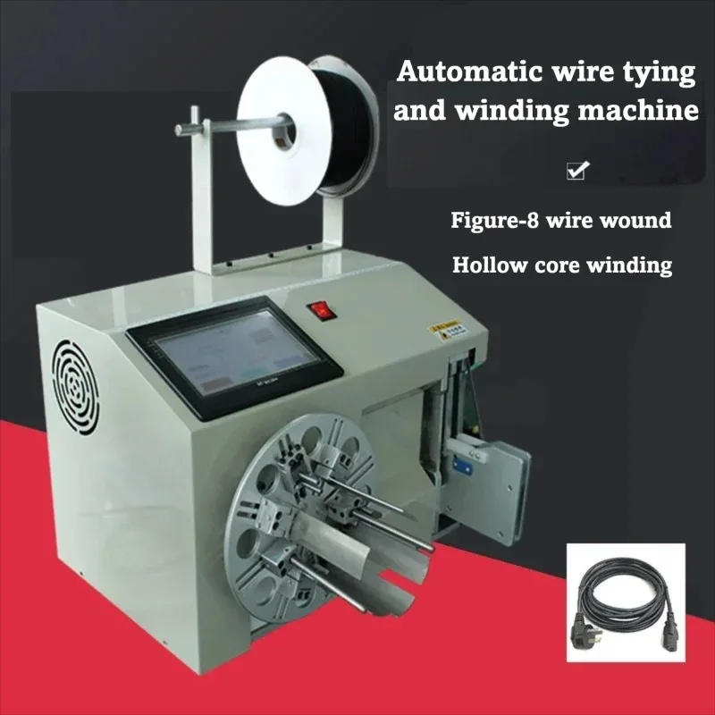 Factory Direct 2026 Automatic Wire Bundling Winding Tying Strapping Machine for USB Data Cable Power Cord Coiling and Cable Tie