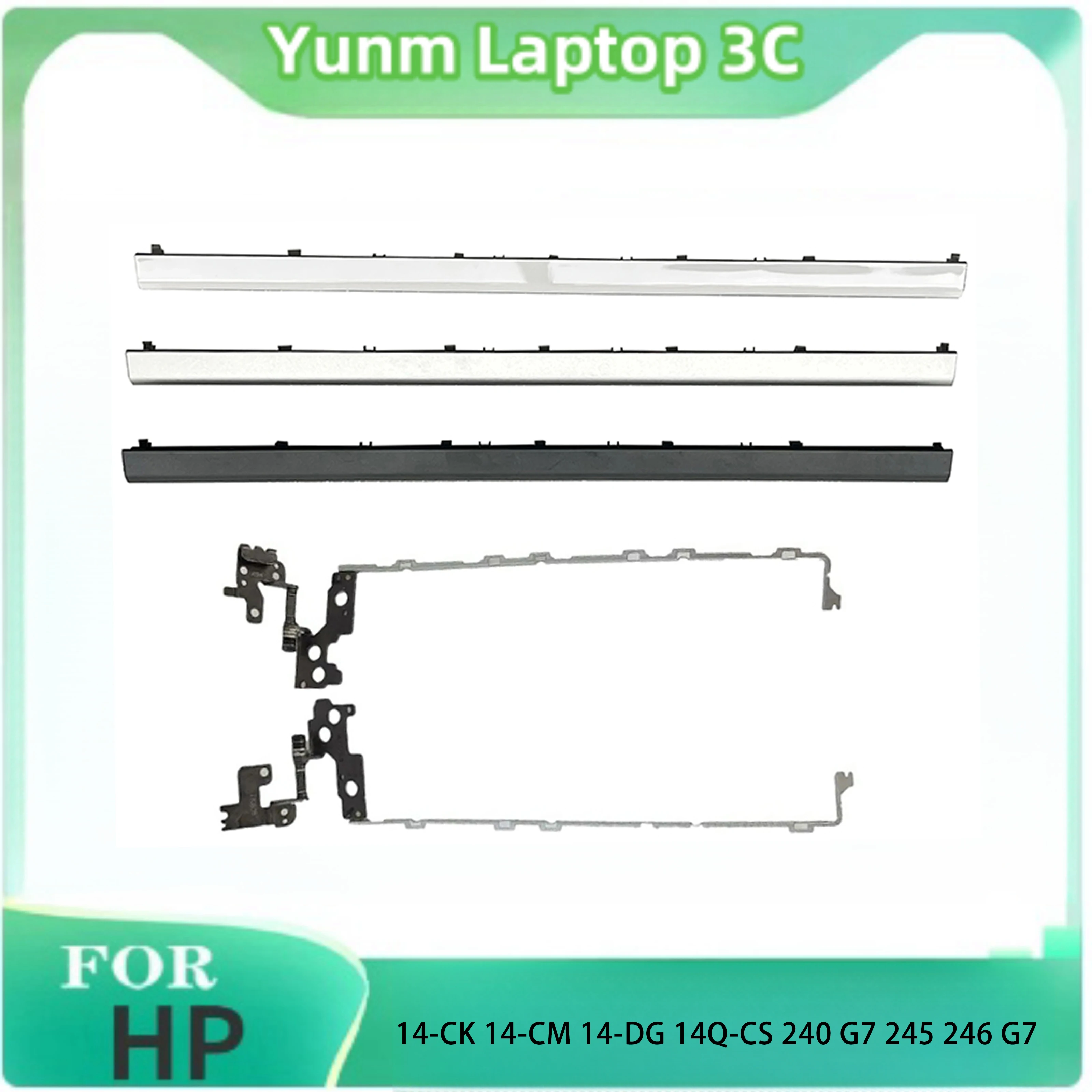 

New For HP 14-CM 14-CK 14-DG 14Q-CS 240 G7 245 246 G7 Laptop Hinges Cover L&R LCD Hinges Replacement Shaft Cover