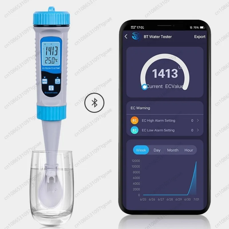 

Digital Salinity & Temperature Meter Pen Type Water Tester for Aquarium Seawater