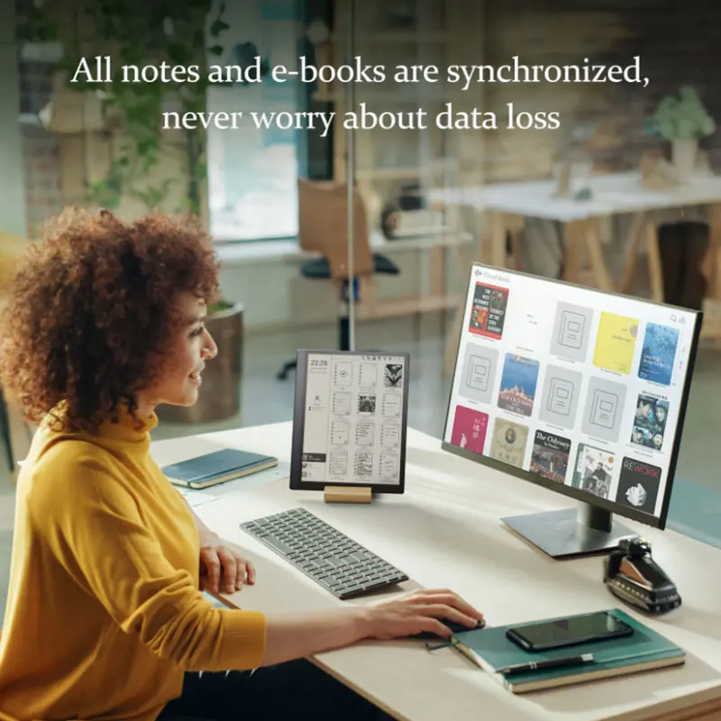 Blocco note KloudNote Slim E-Ink da 10,3" - Tablet ultrasottile Android con penna digitale