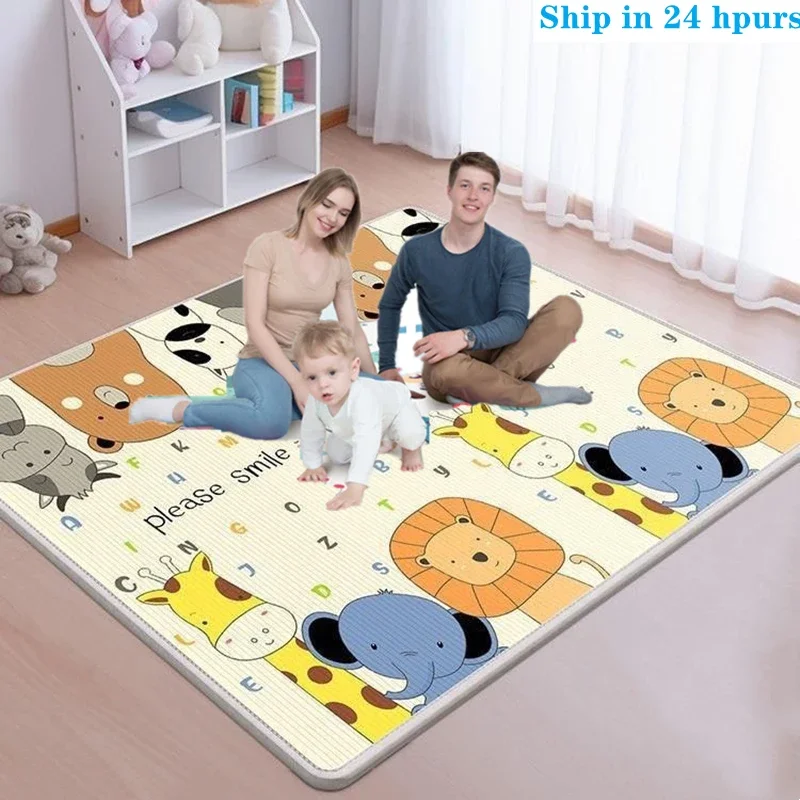 Cartoon Pattern Activities Mat for Baby Children EVA Educational Toys Kids Soft Floor Game Mat Children's Carpet Game Mats Rug