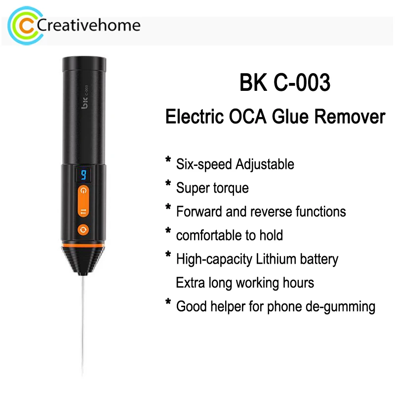 

BK C-003 Электрический инструмент для удаления клея OCA для экрана телефона/рамки/батареи OCA Клей Регулируемая катушка Инструмент для ремонта машины