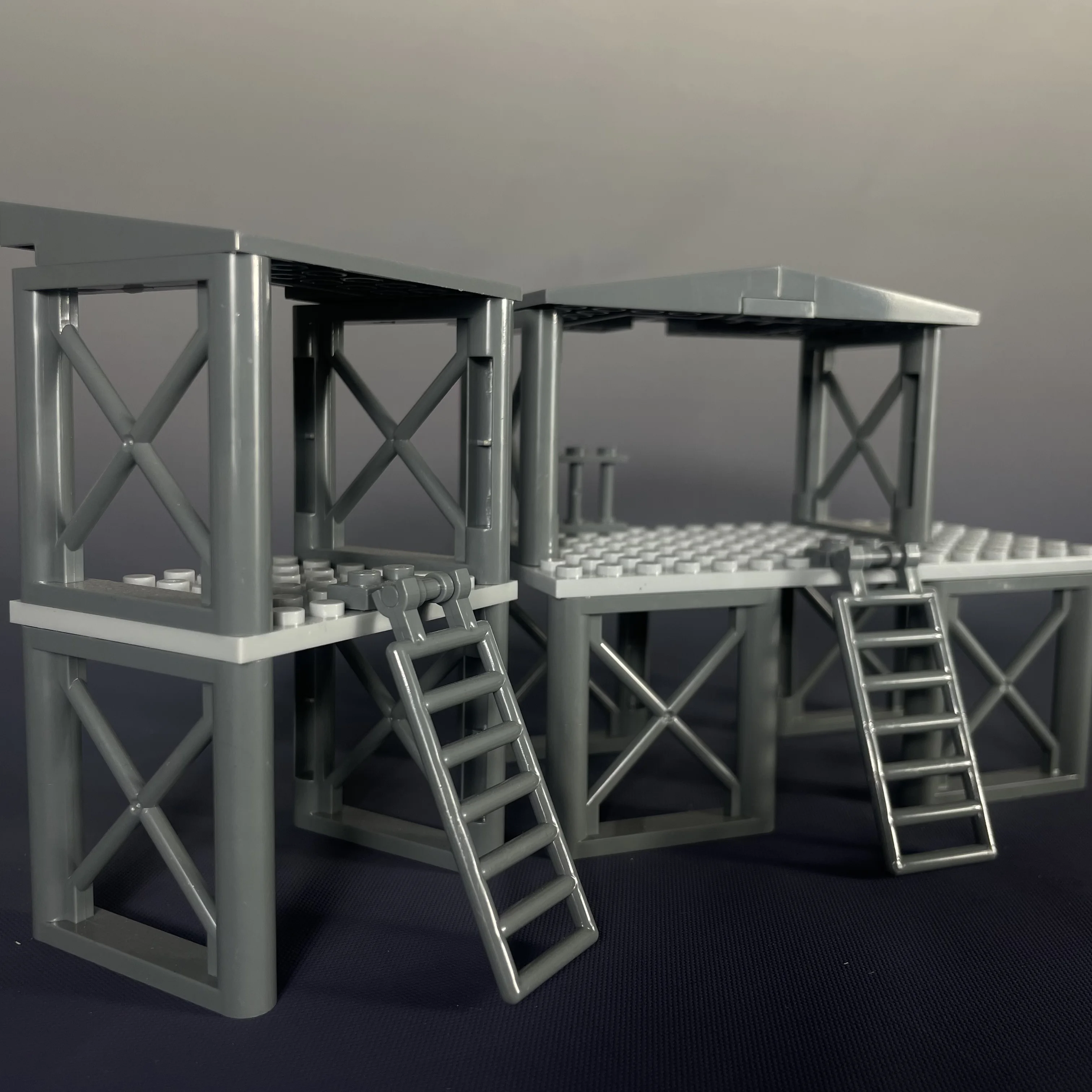 Escena militar, torre de vigilancia de defensa, arquitectura del ejército, Base de comando, torre de señal, sentinela, ladrillo DIY, juguete, bloques de construcción, juegos de modelos para niños