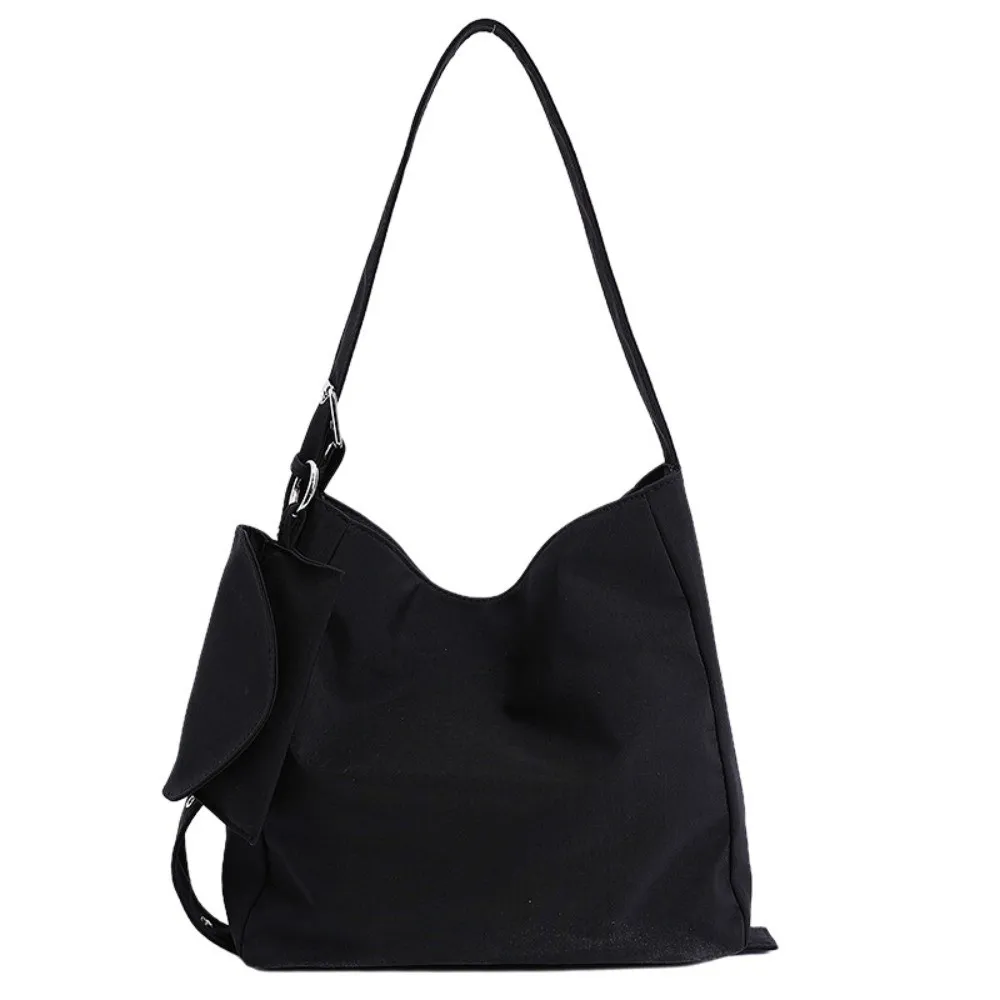 

Korean Solid Color Square Tote Bag Versatile Large Capacity Canvas Shoulder Bag Leisure Stylish Women's Handbags Commuting