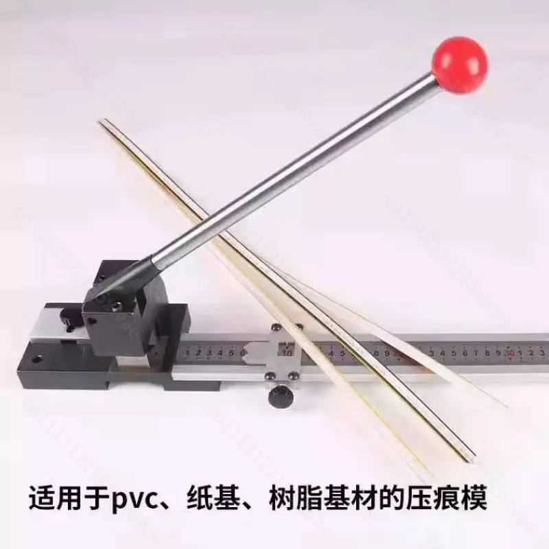 Creasing Matrix Cutting Tools, Manual Creasing Matrix Cut Machine For Printing Workshop Die Making Processing Work