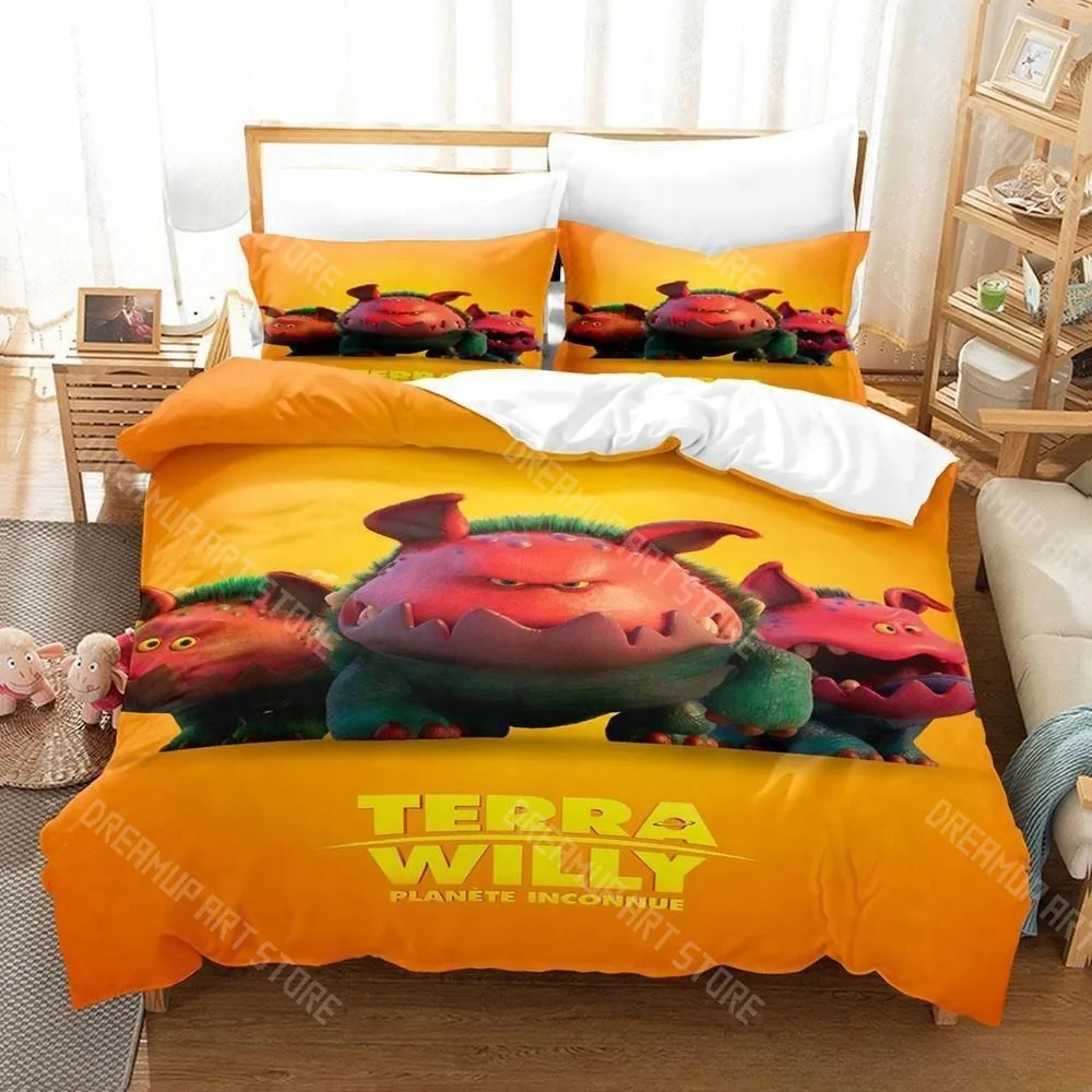 3D Printed Terra Willy Astro Kid Bedding Set for Boys Girls Duvet Cover Pillowcase Twin Queen King Full Single Double Sizes