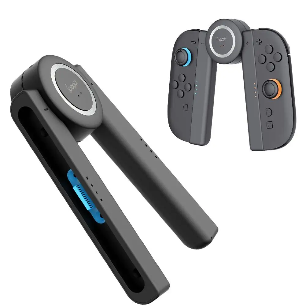 For Nintendo Switch2 Dual Grip Joycon Charging Base Portable Controller Holder Grip Black Controller Charging Station For Switch - view 2
