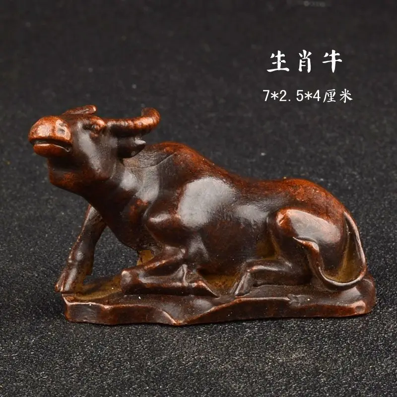 Antique copper pulp full set of twelve zodiac antique bronze ornaments rat cow tiger rabbit dragon snake horse sheep monkey chic