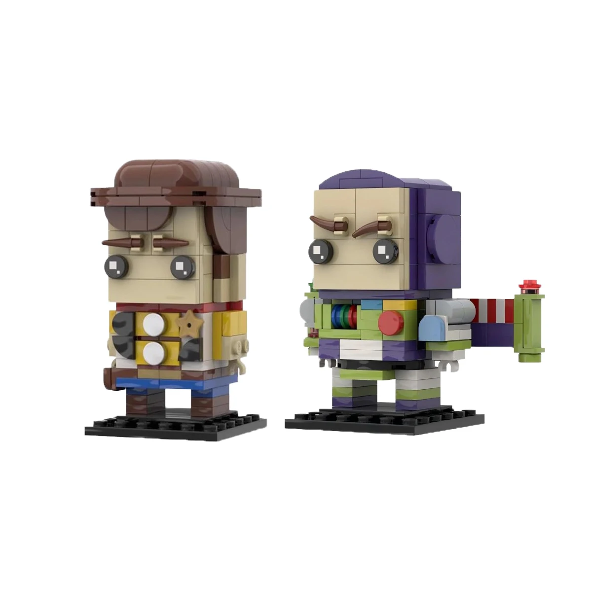 Creative Movie Bricks Toys Cowboy Astronaut Building Blocks Toys fro Adult Birthday Gifts