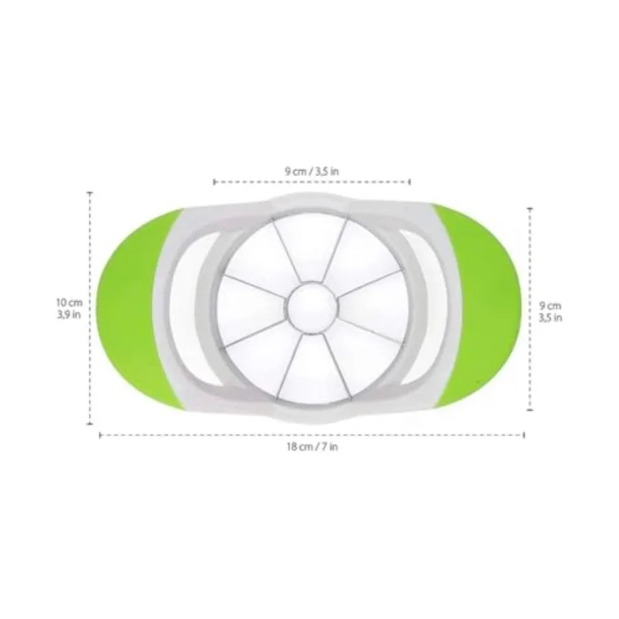 OCEANDEEP Appelsnijder en boorset Roestvrijstalen appelsnijder met zachte grip en verstelbaar potopenergereedschap voor efficiënte F