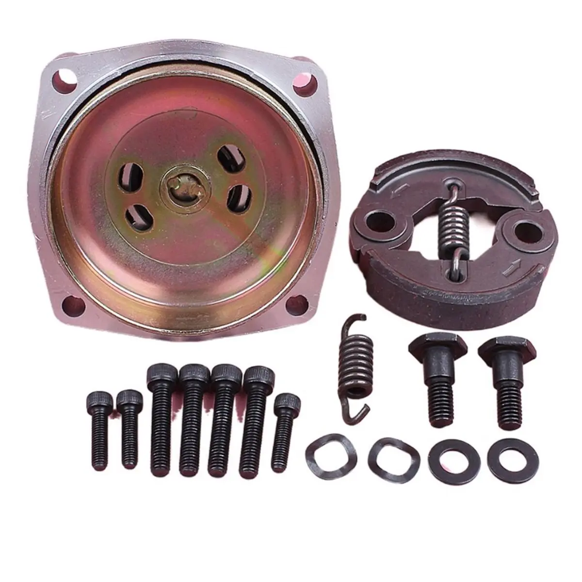 Clutch Drum Cover Bolt Washer Set for GX50 4 Stroke Lawn Mower Engine Replace Spare Part
